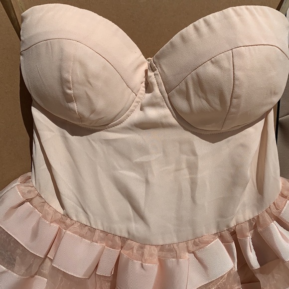 L’ATISTE By Amy Pink Peplum Corset Dress - Picture 3 of 7